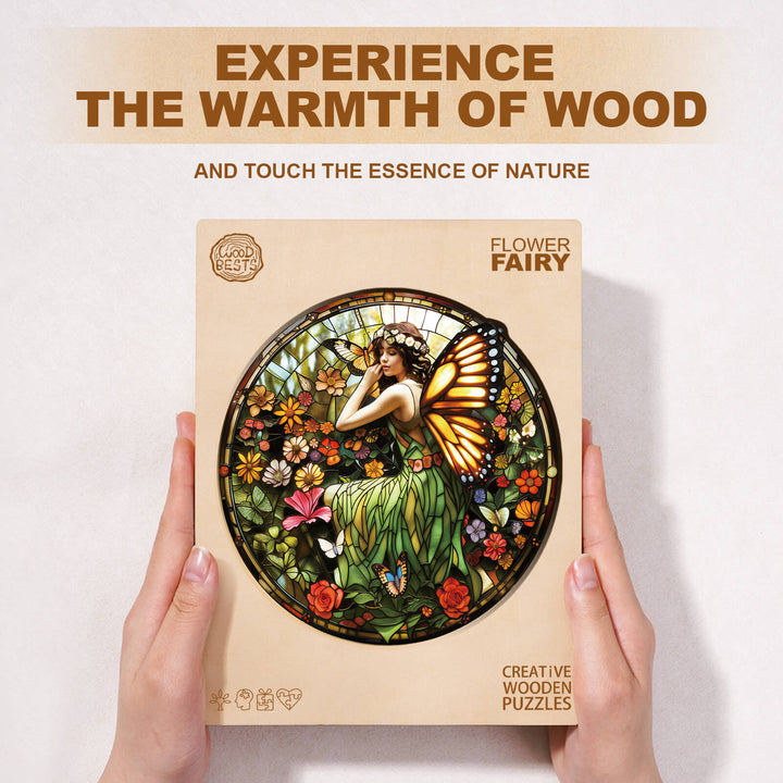 Flower Fairy Wooden Jigsaw Puzzle
