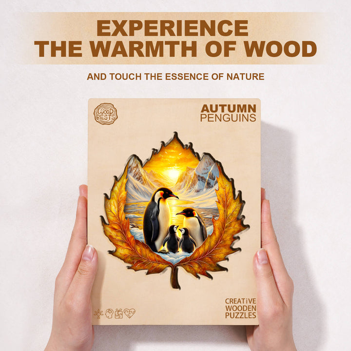 Autumn penguins Jigsaw Puzzle