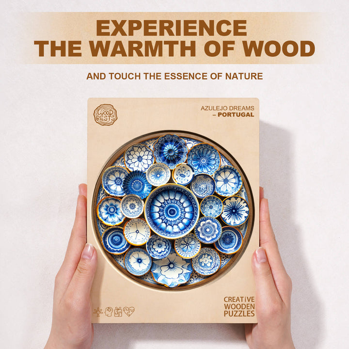 Azulejo Dreams– Portugal Wooden Jigsaw Puzzle