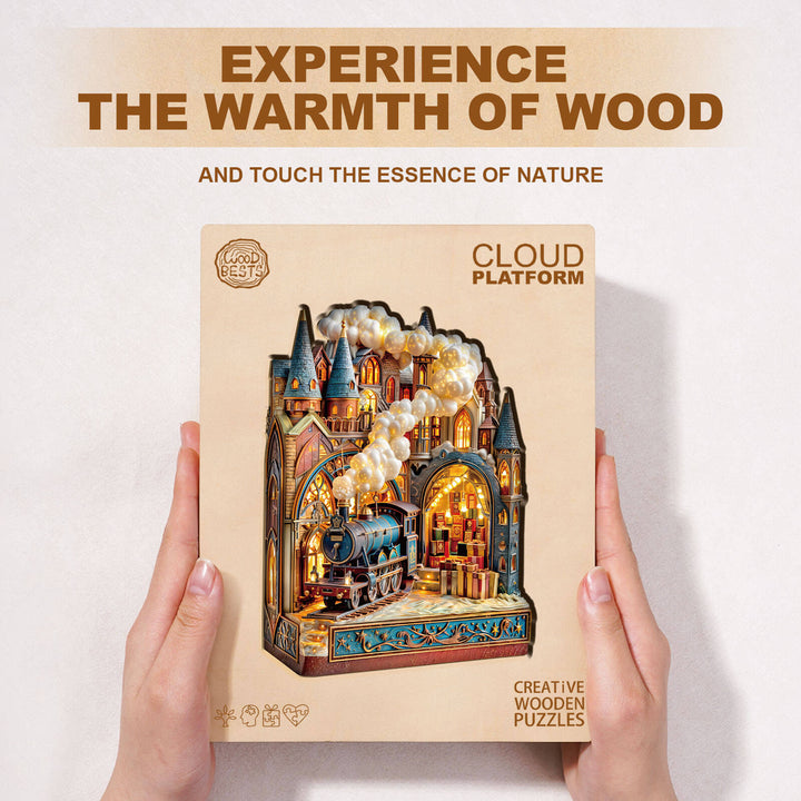 Cloud Platform Wooden Jigsaw Puzzle