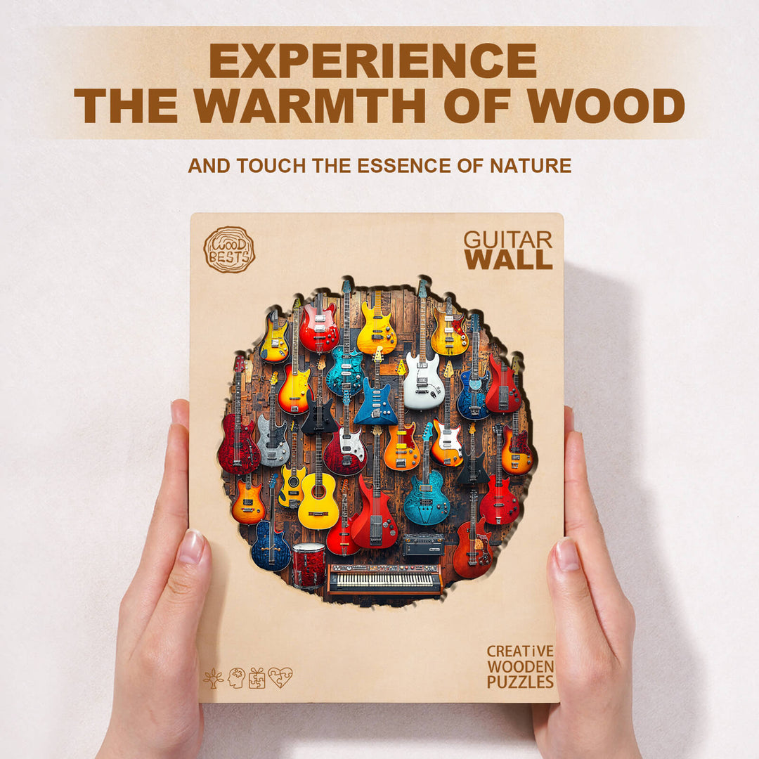 Guitar Wall Wooden Jigsaw Puzzle