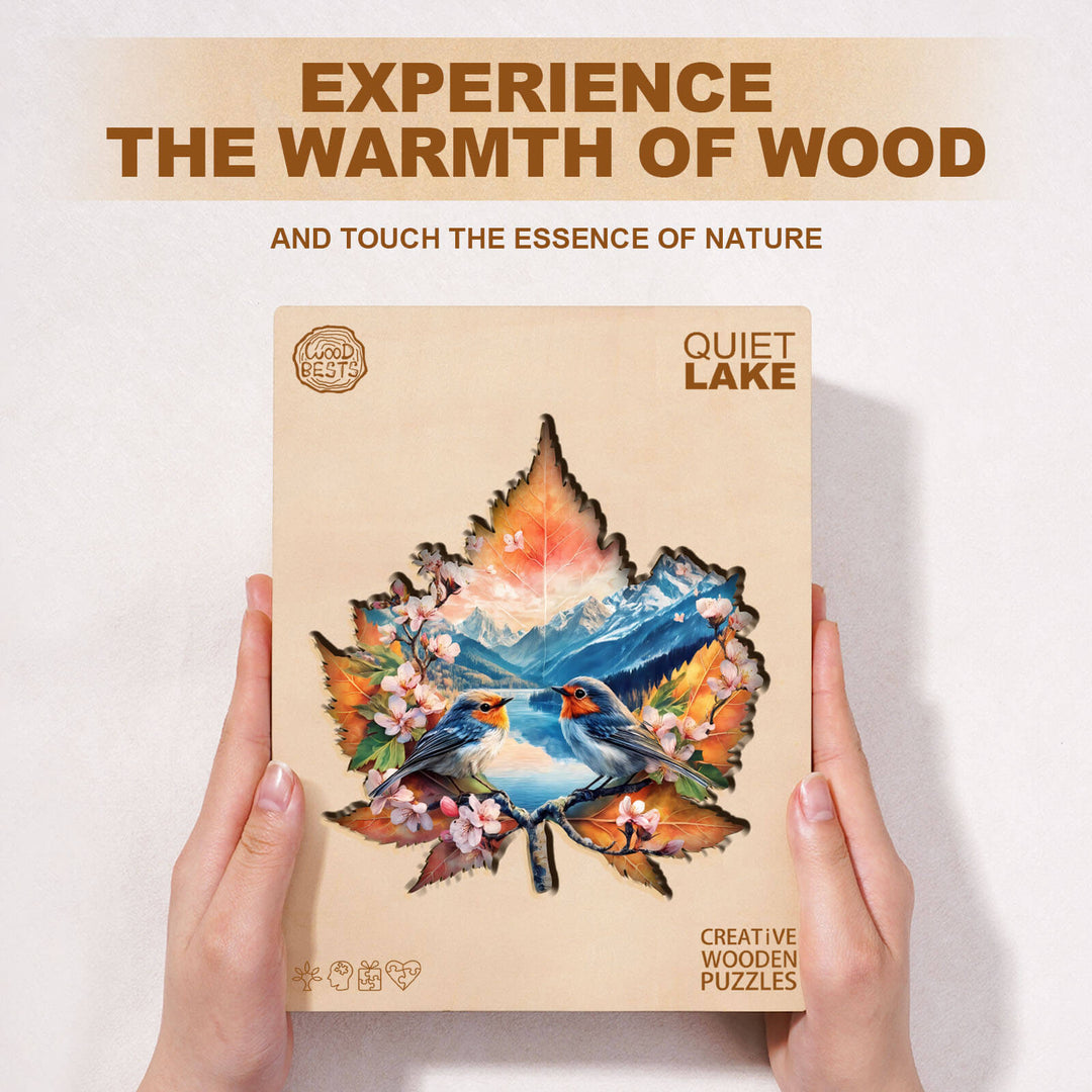 Ruhiger See Holz-Puzzle