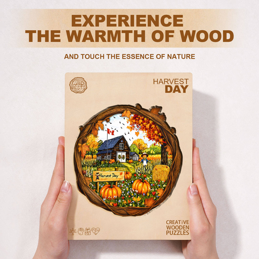 Harvest Day Wooden Jigsaw Puzzle