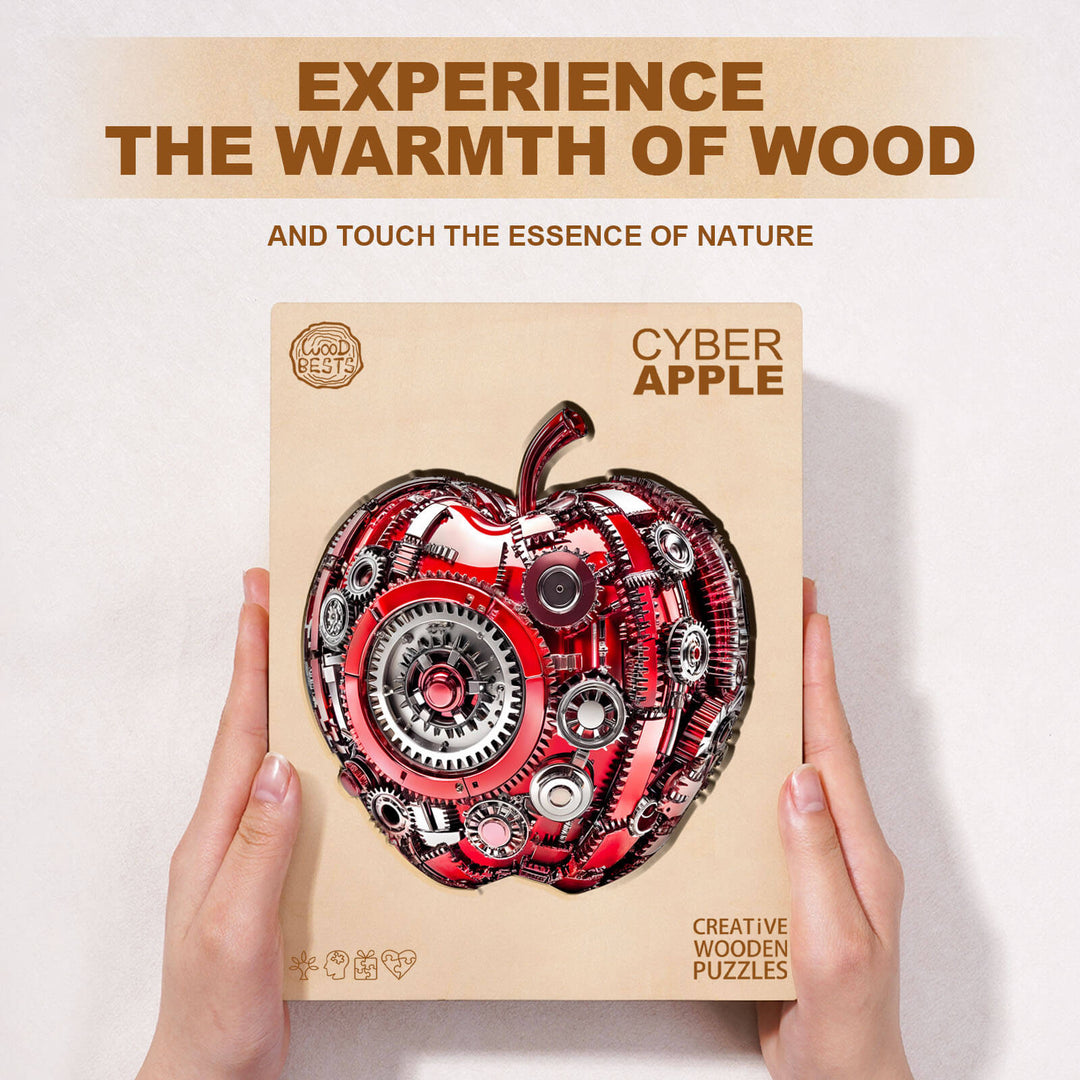 Cyber Apple Holz-Puzzle