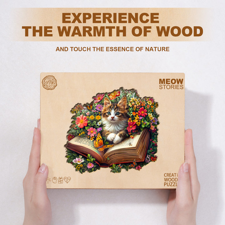 Meow Stories Wooden Jigsaw Puzzle