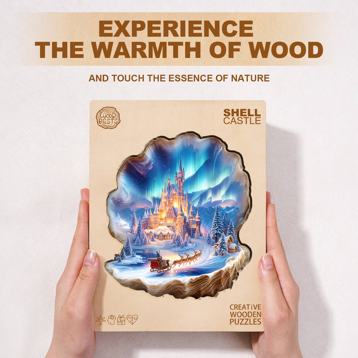 Shell Castle Wooden Jigsaw Puzzle