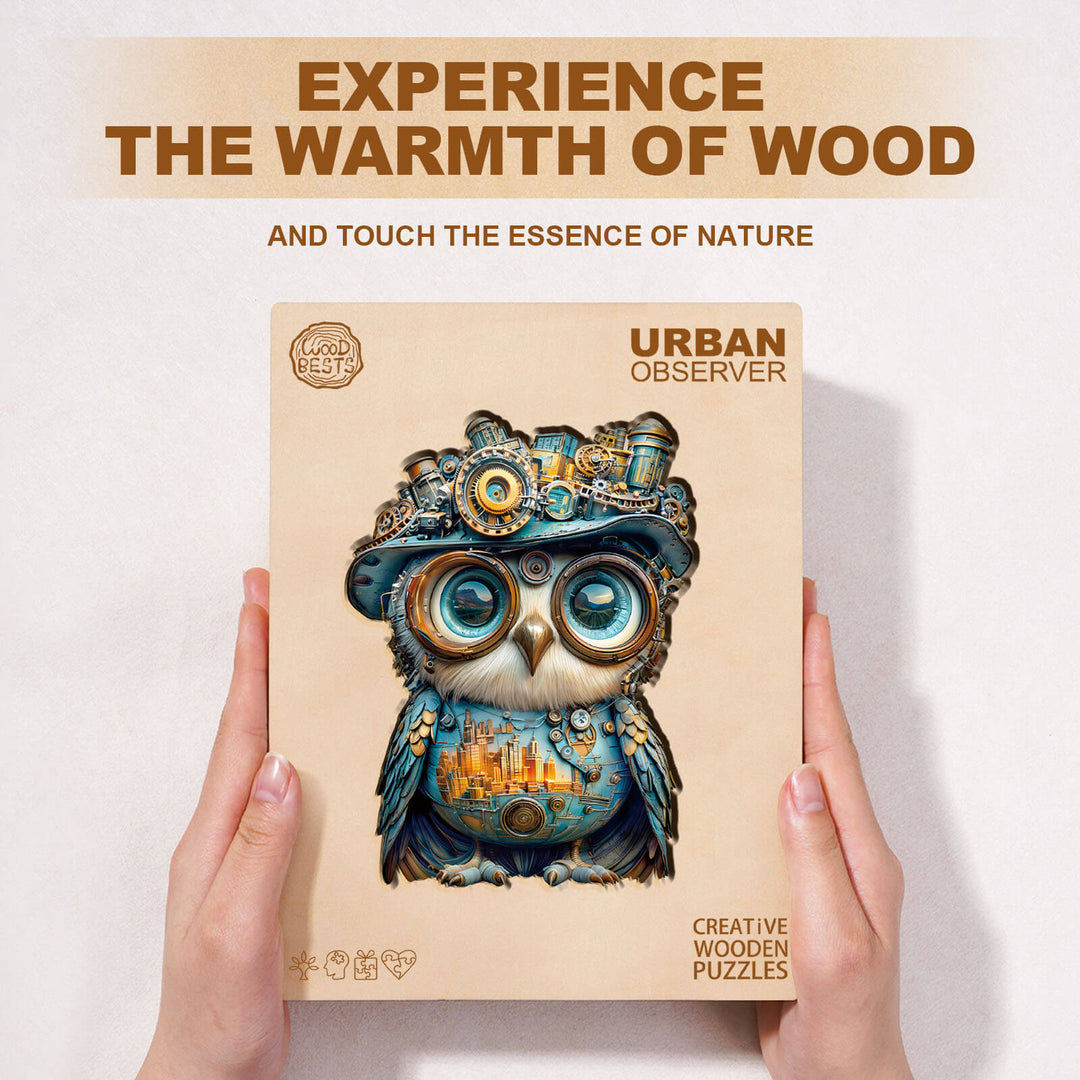 Urban Observer Wooden Jigsaw Puzzle