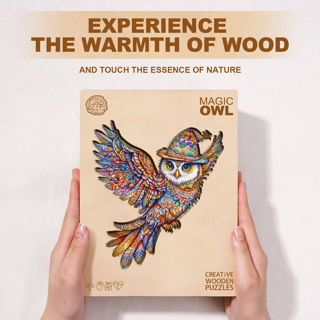 Magic Owl Wooden Jigsaw Puzzle