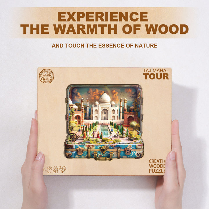 Taj Mahal Tour Wooden Jigsaw Puzzle