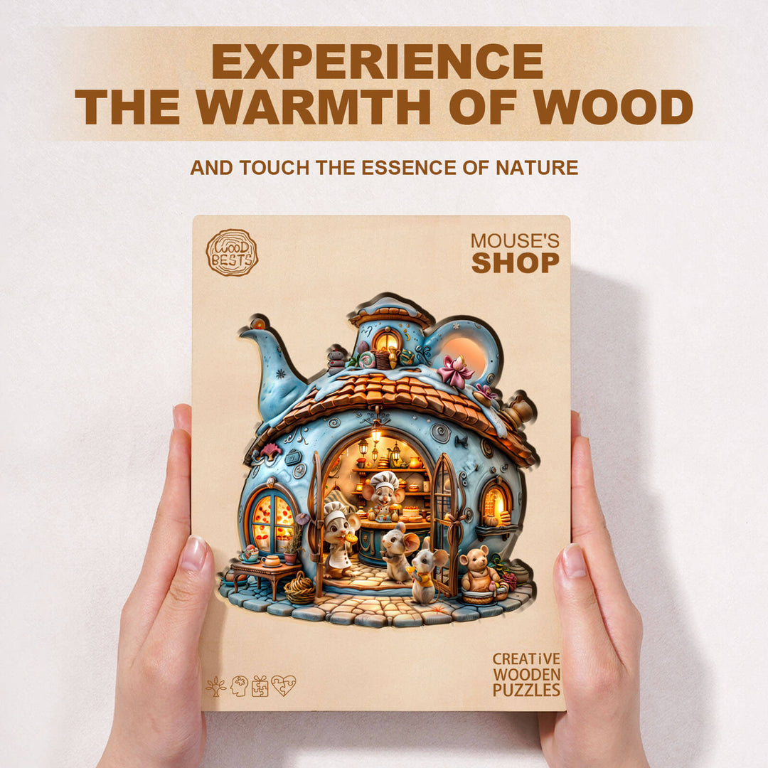 Mouse's Shop Wooden Jigsaw Puzzle