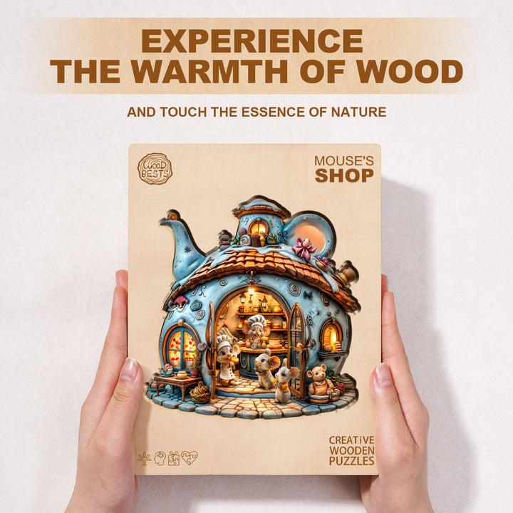 Mouse's Shop Wooden Jigsaw Puzzle