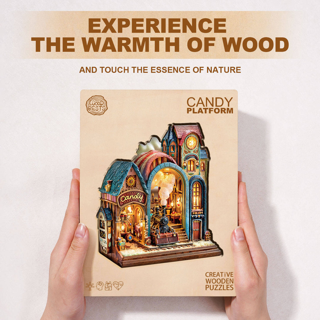 Candy Platform Wooden Jigsaw Puzzle