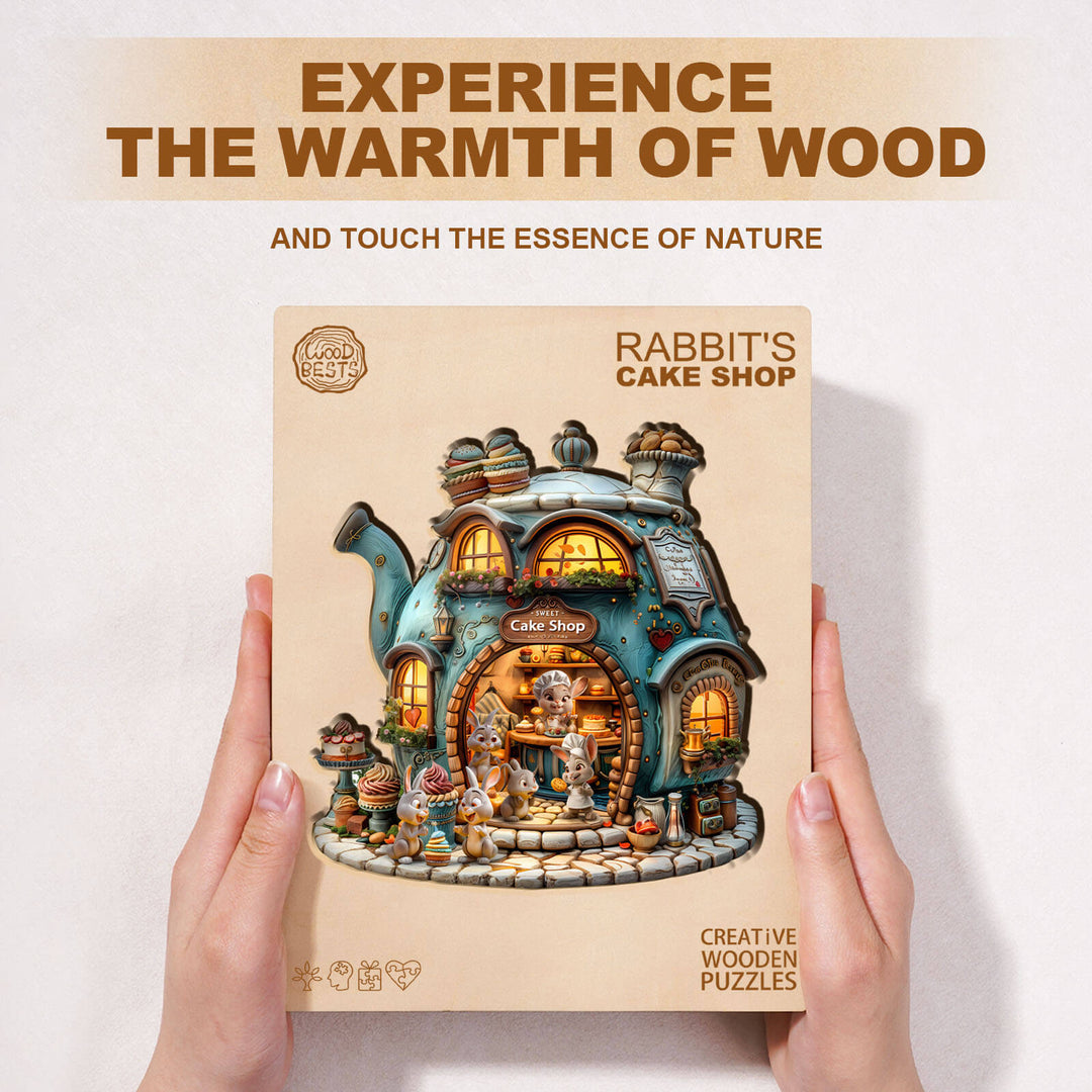 Holzpuzzle von Rabbit's Cake Shop