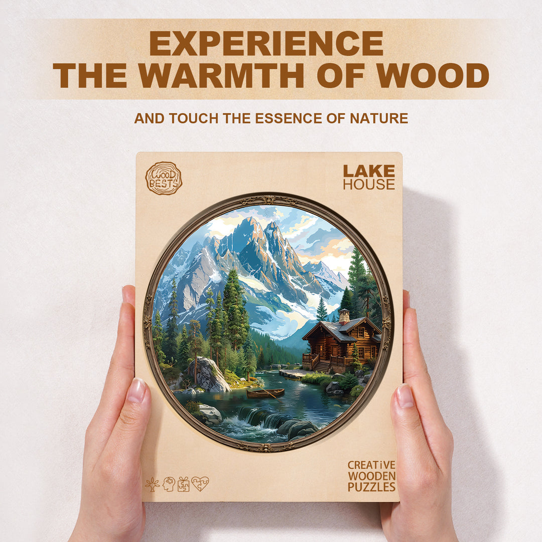 Lake House Wooden Jigsaw Puzzle