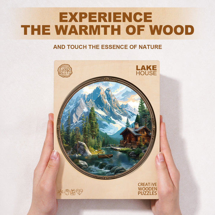 Lake House Wooden Jigsaw Puzzle