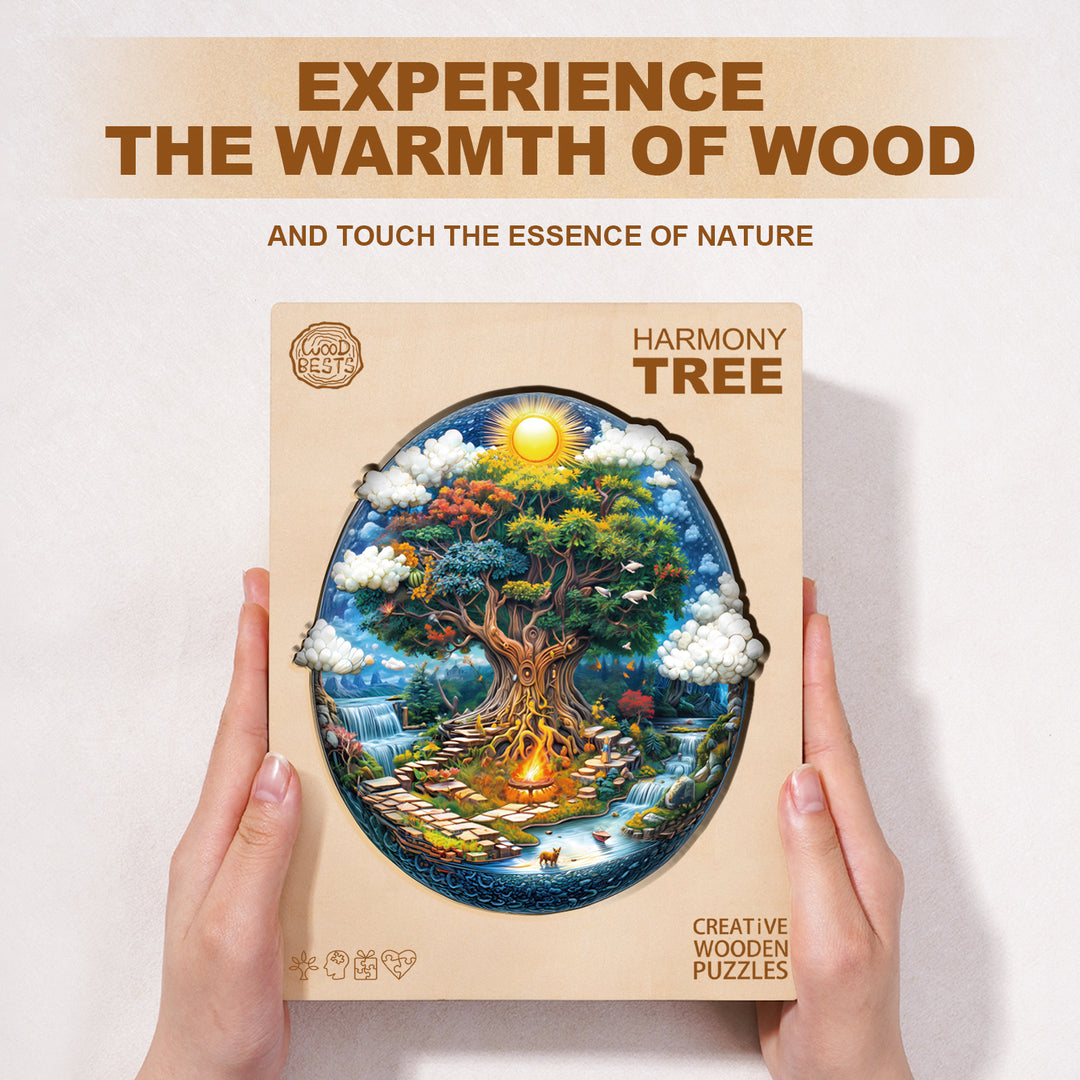 Harmony Tree Wooden Jigsaw Puzzle