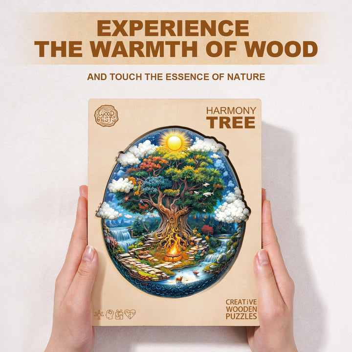 Harmony Tree Wooden Jigsaw Puzzle