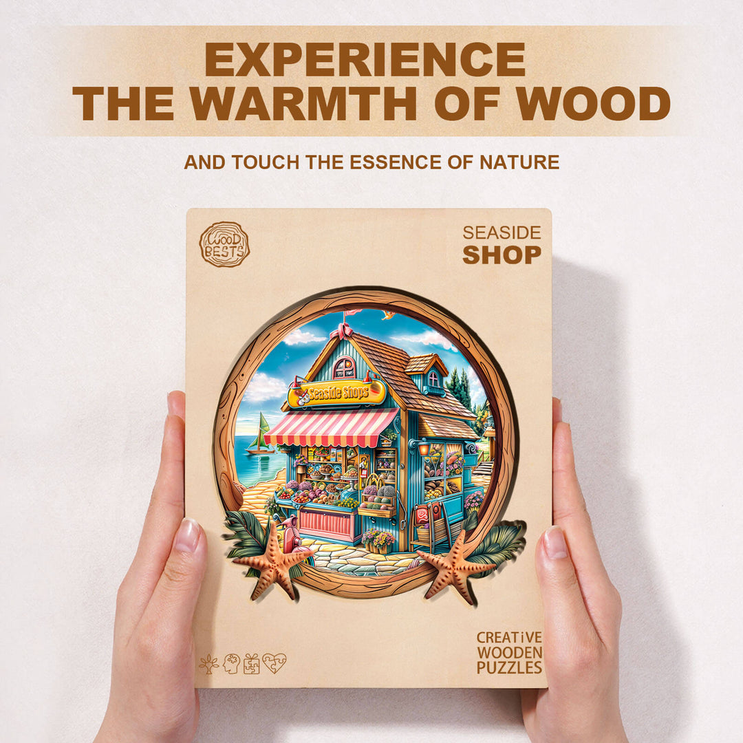Seaside Shop Holz-Puzzlespiel