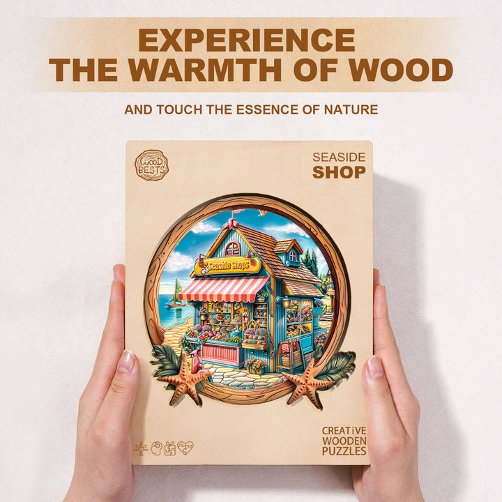 Seaside Shop Holz-Puzzlespiel