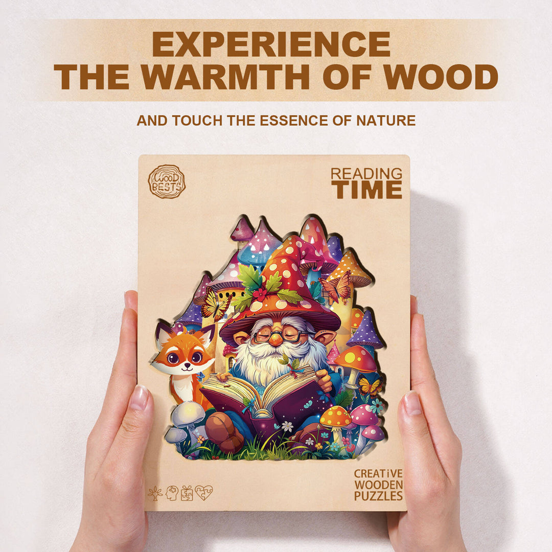 reading time Wooden Jigsaw Puzzle