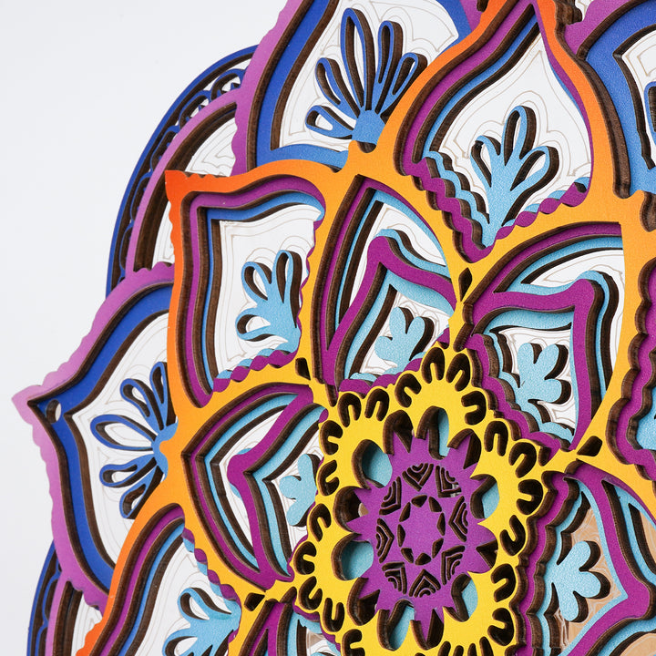 Wooden Mandala Atmosphere Light-Eternal Harmony