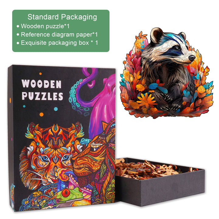 Badger Wooden Jigsaw Puzzle