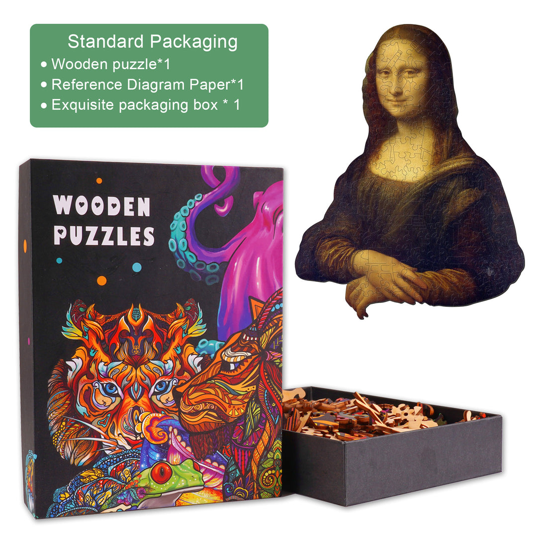 Mona Lisa Wooden Jigsaw Puzzle
