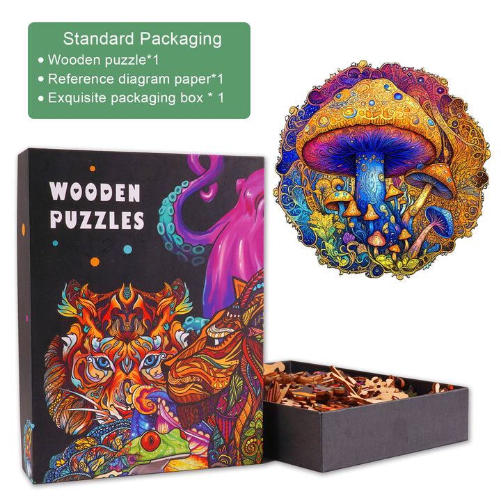 Flash Sale⚡ Mushroom Wooden Jigsaw Puzzle