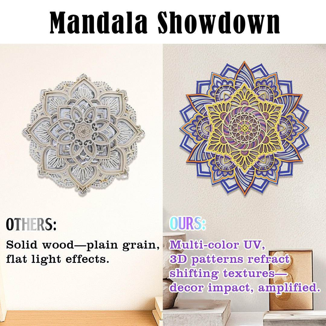Wooden Mandala Atmosphere Light-Celestial Mandala