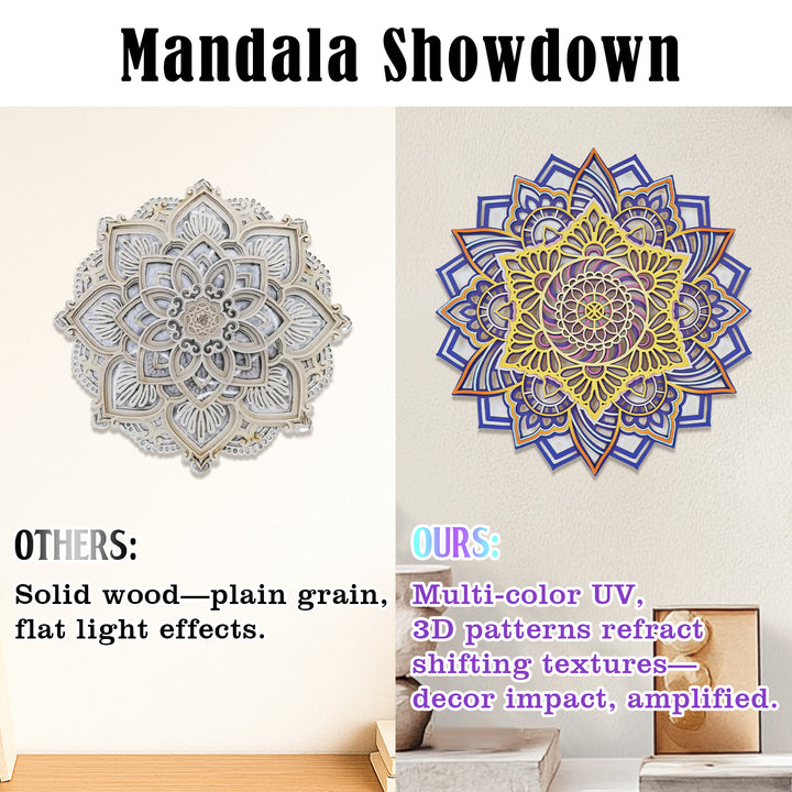 Wooden Mandala Atmosphere Light-Celestial Mandala