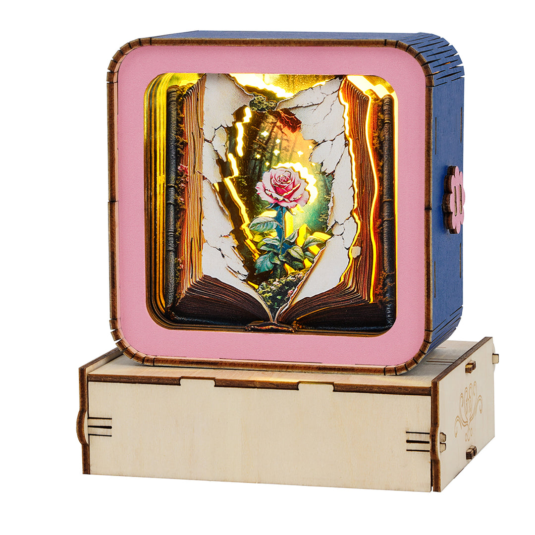 Blooming Story - 3D Wooden Puzzle Night Light
