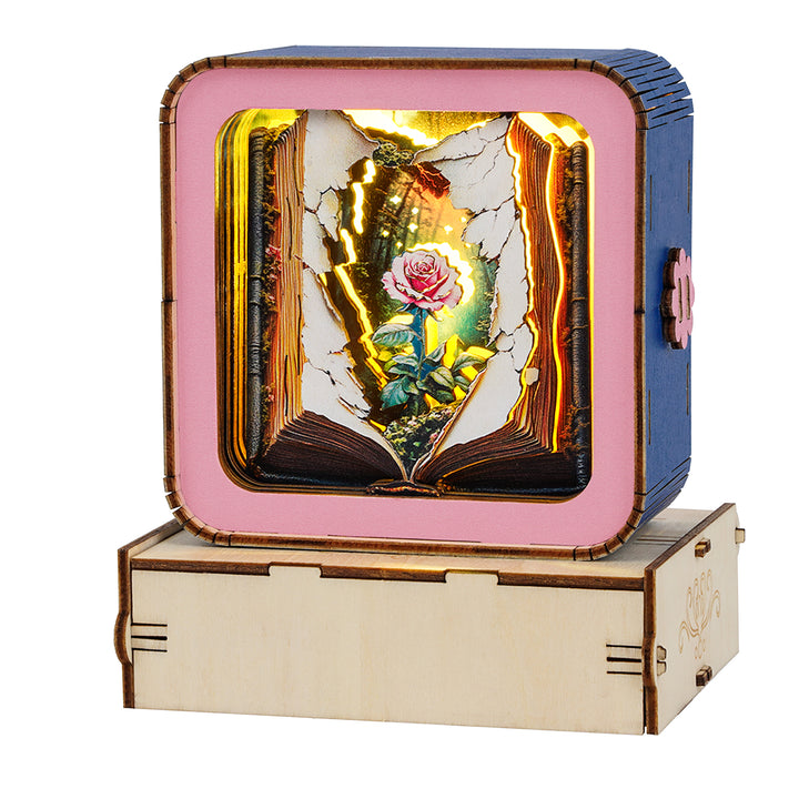 Blooming Story - 3D Wooden Puzzle Night Light