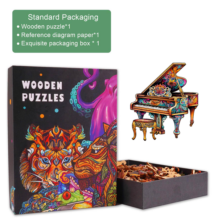 Puzzle en bois de piano Touching