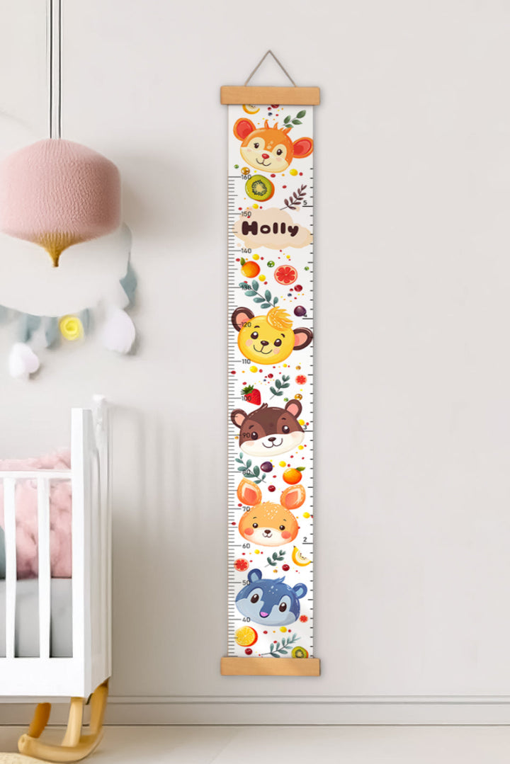 Règle de hauteur personnalisée mignonne en toile suspendue