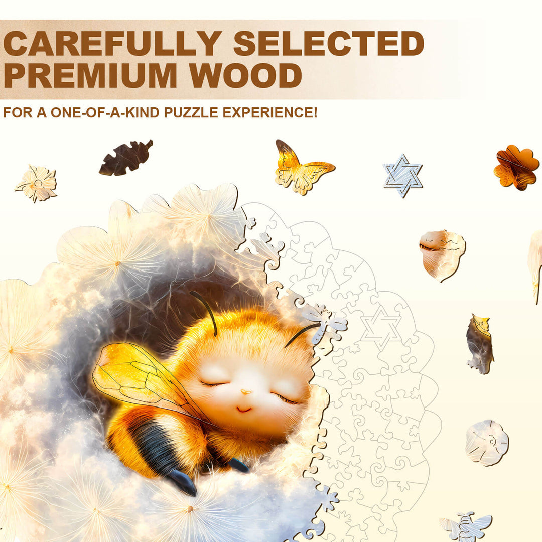 Dandelion Dreamer Wooden Jigsaw Puzzle