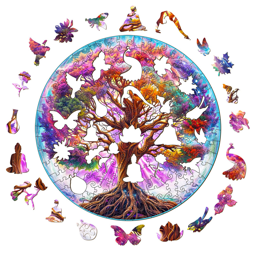Dreamy Life Tree Wooden Jigsaw Puzzle