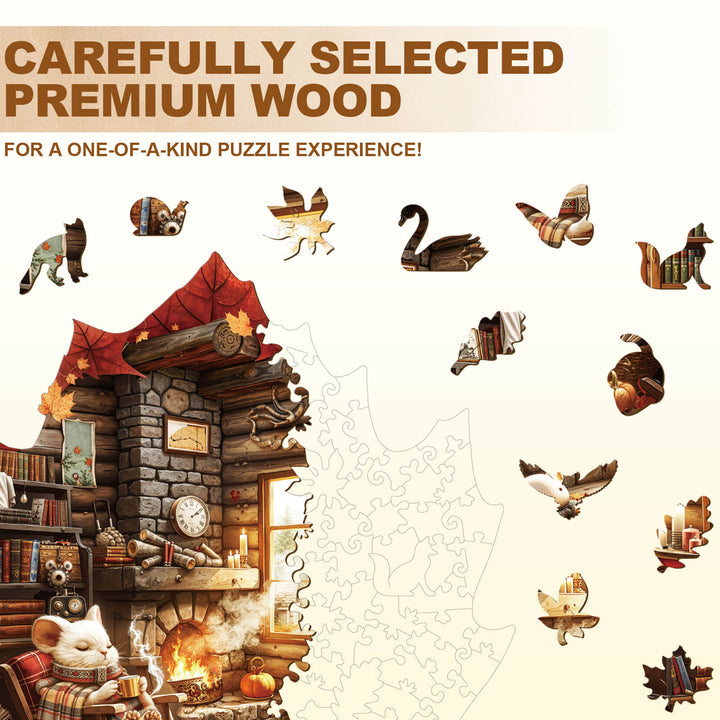 Maple Leaf Story Wooden Jigsaw Puzzle