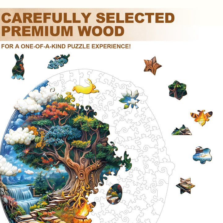 Harmony Tree Wooden Jigsaw Puzzle