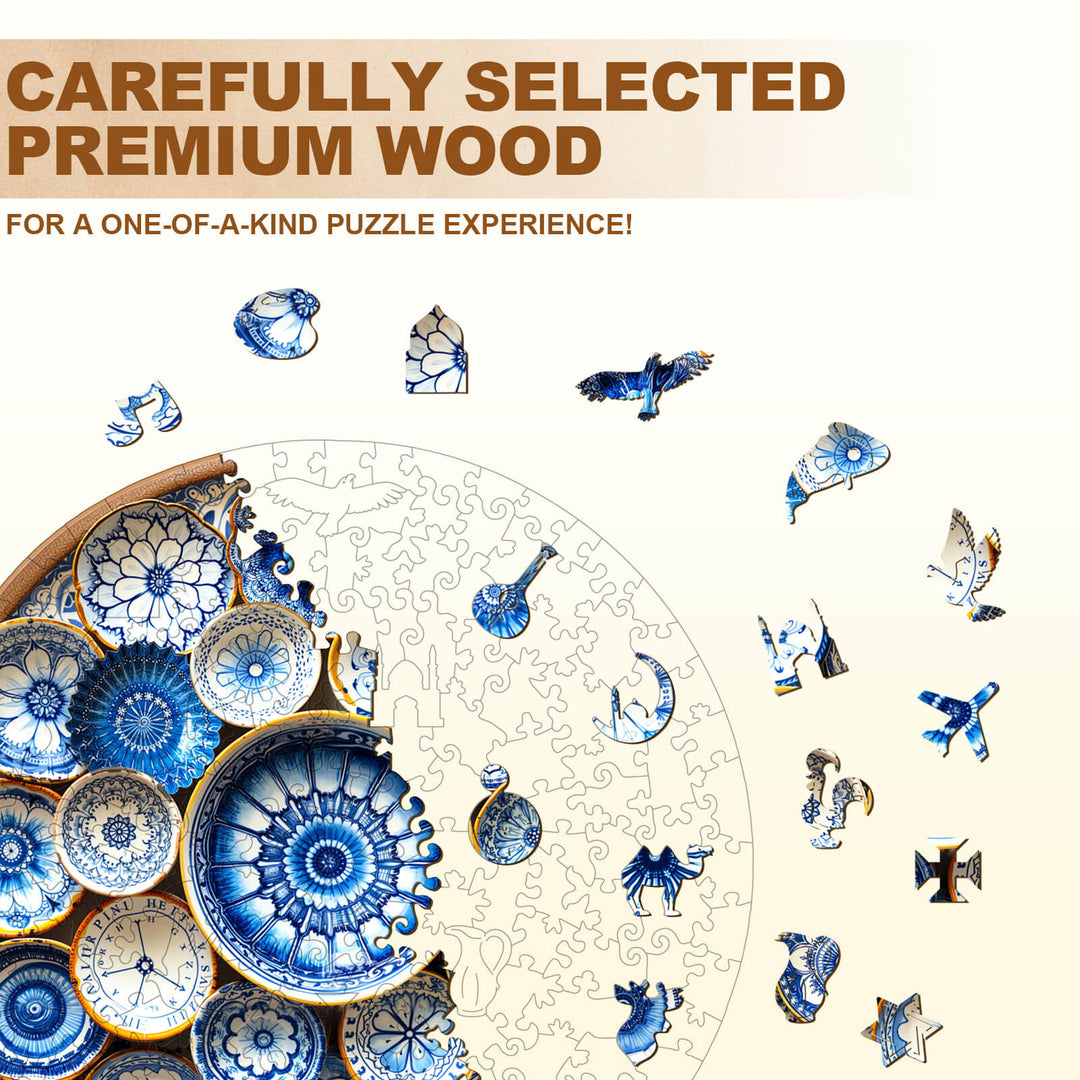 Azulejo Dreams– Portugal Wooden Jigsaw Puzzle