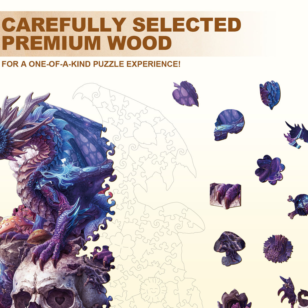 Bone Dragon Wooden Jigsaw Puzzle