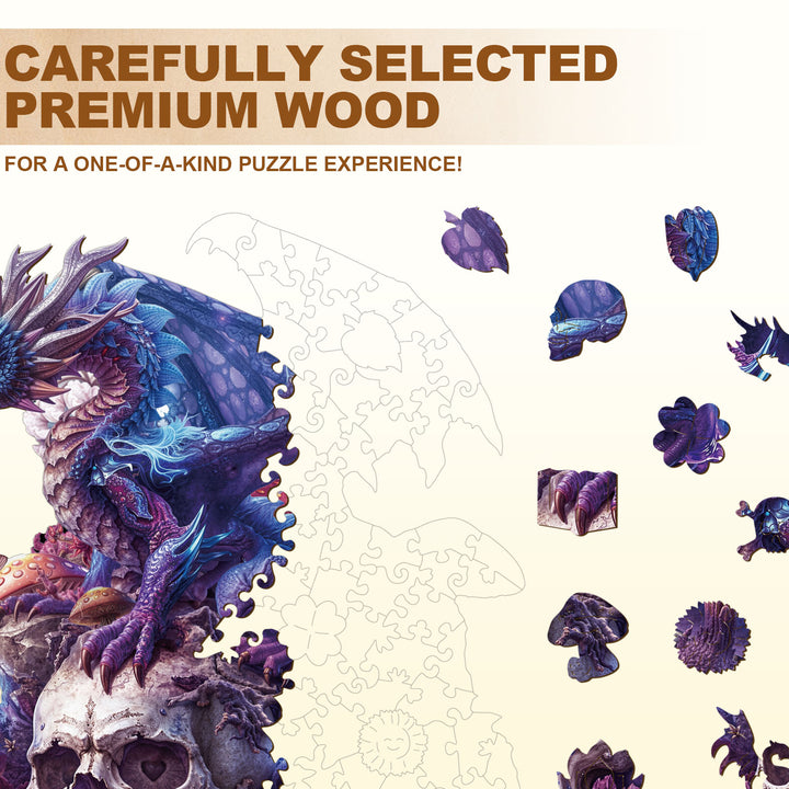 Bone Dragon Wooden Jigsaw Puzzle