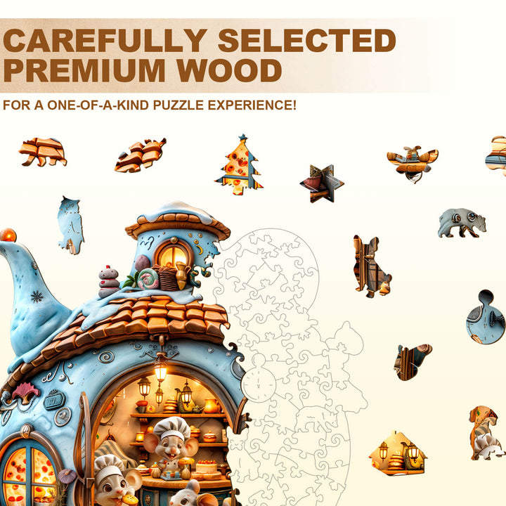 Mouse's Shop Wooden Jigsaw Puzzle