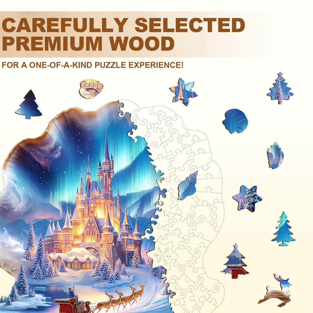 Shell Castle Wooden Jigsaw Puzzle