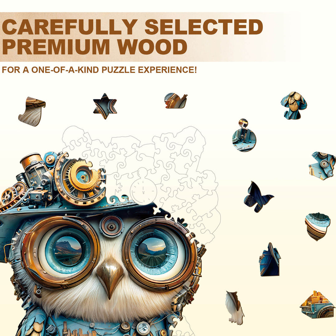 Urban Observer Wooden Jigsaw Puzzle