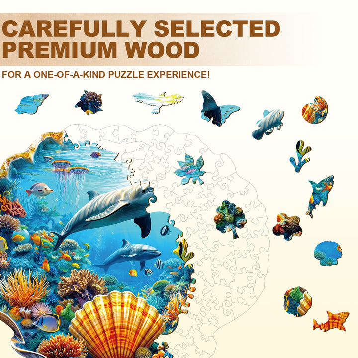 Underwater World - Shells Wooden Jigsaw Puzzle