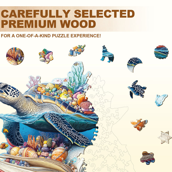 Turtle Story-1 Holz-Puzzle