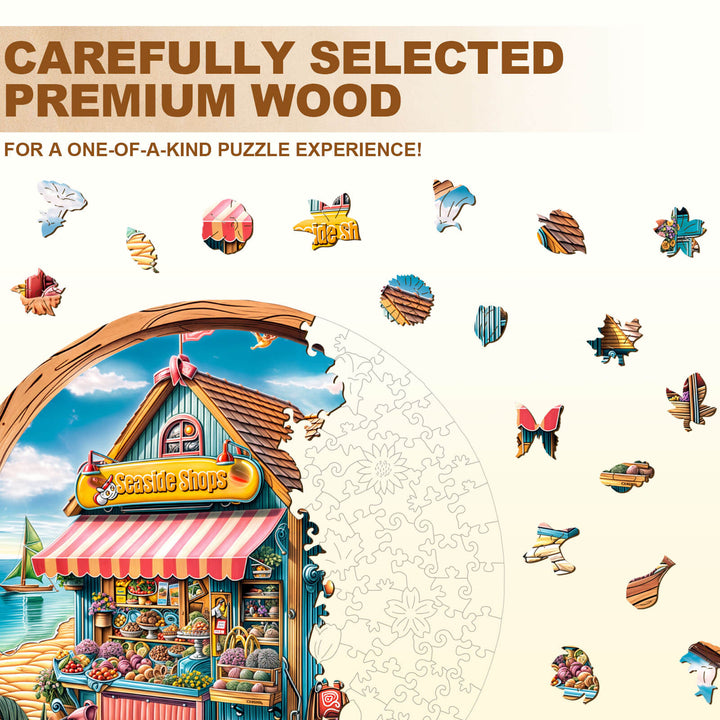 Seaside Shop Holz-Puzzlespiel
