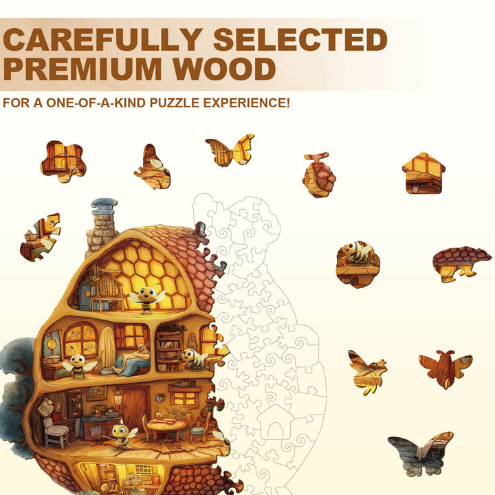 Puzzle en bois Bee Hut
