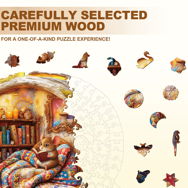 House of Mice Wooden Jigsaw Puzzle