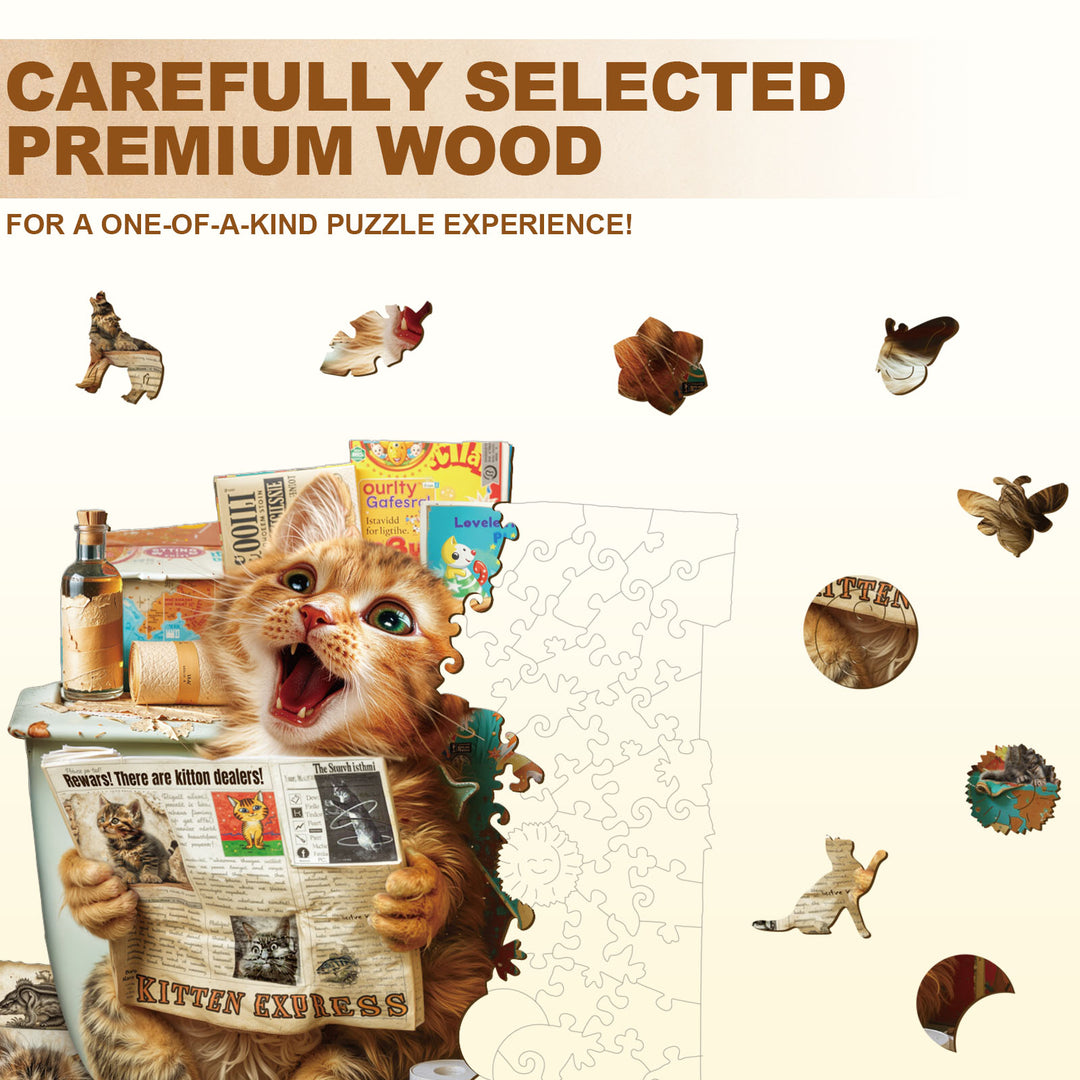 Toilet Times Wooden Jigsaw Puzzle